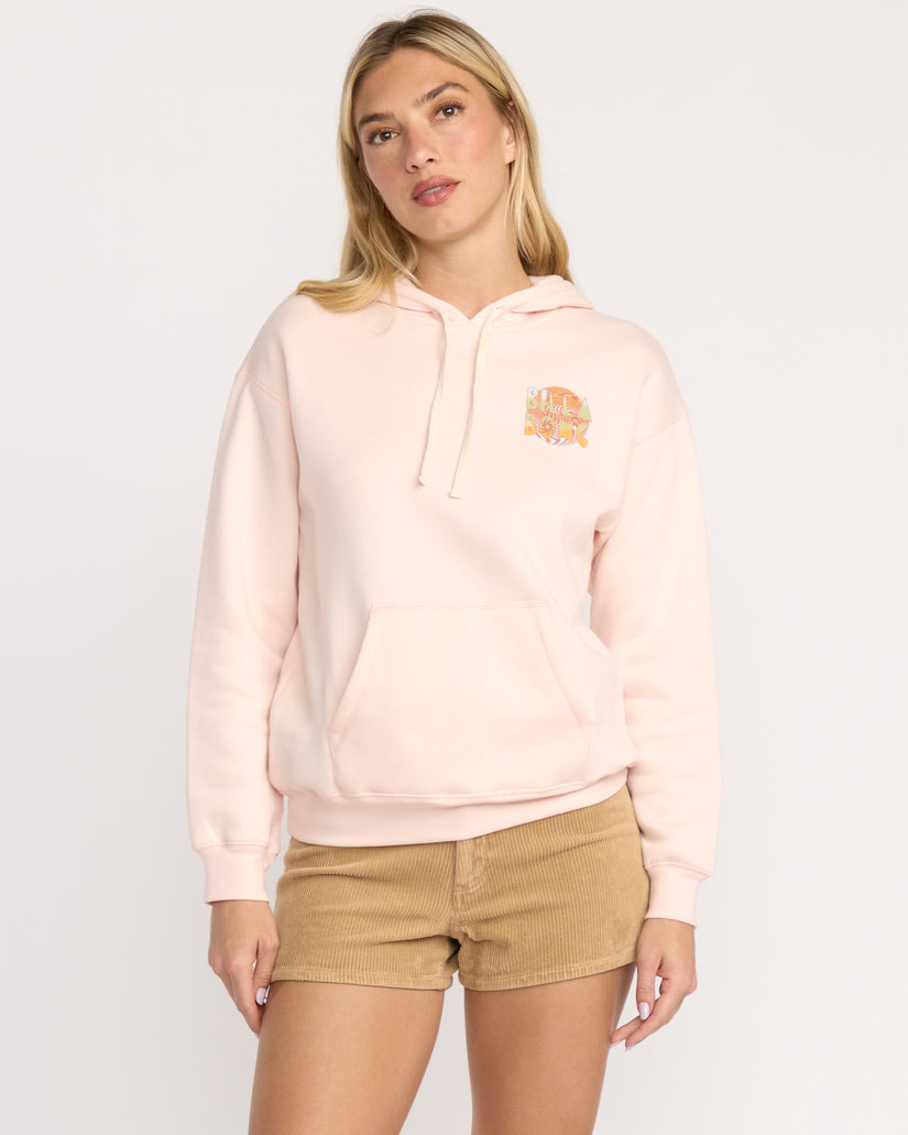 All Good In Summer Hoodie Light Peach Billabong