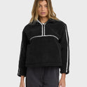 Pull Sherpa demi-zip Getting Warm - Black Sands