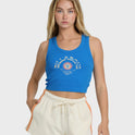 Sunset Horizons Tank - True Blue