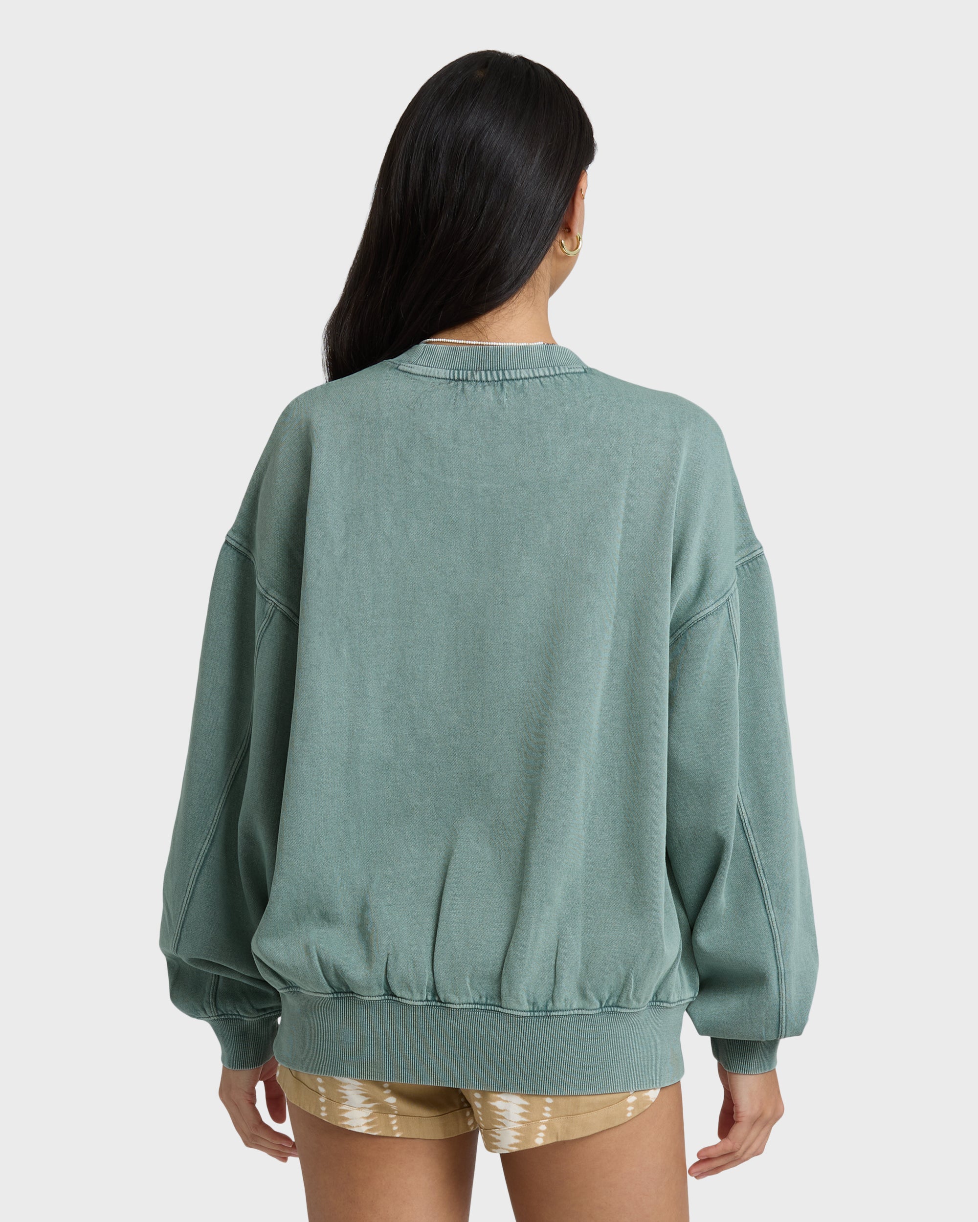 Bleached Out Kendal Crewneck Sweatshirt - Blue Mist | Billabong