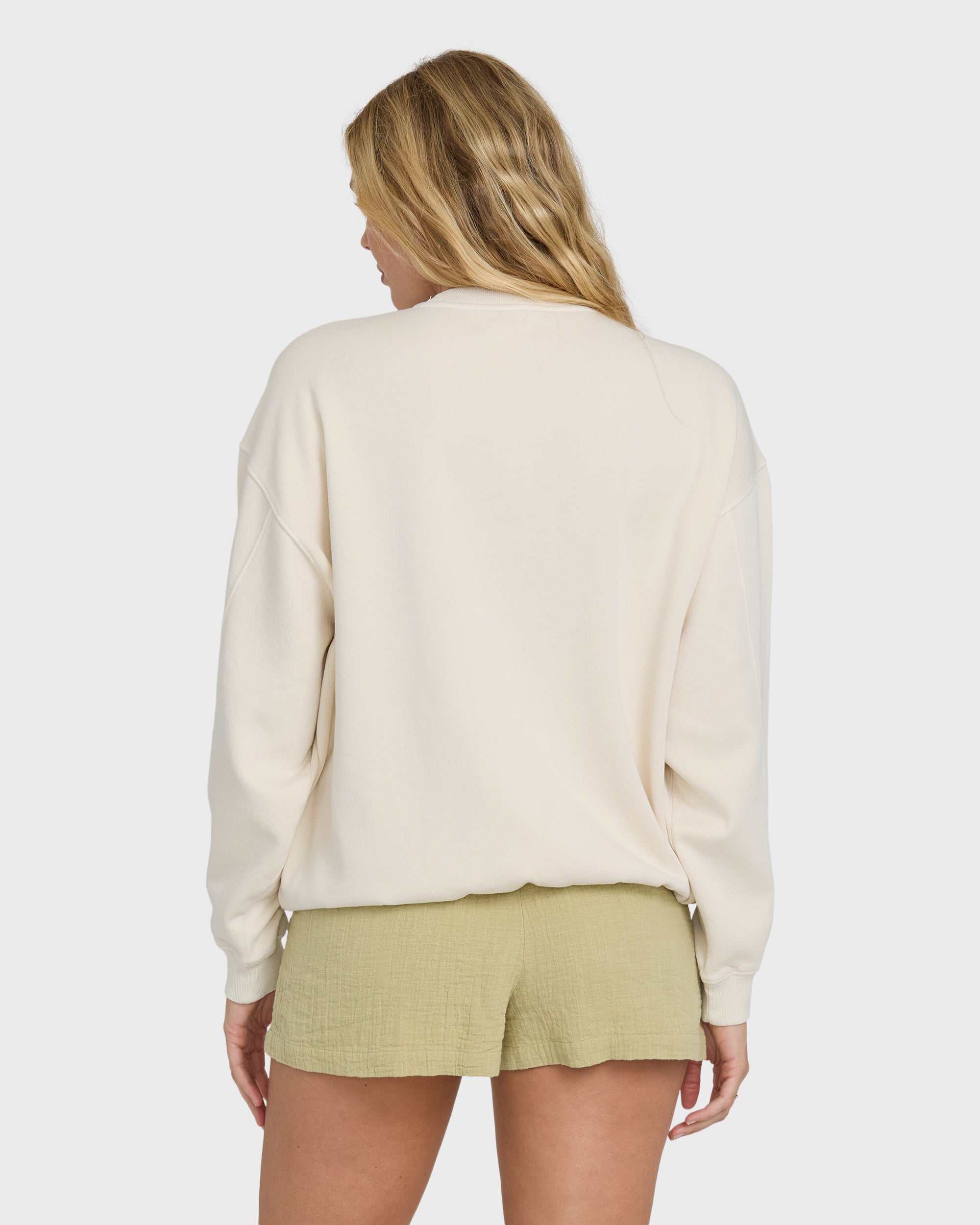 Bleached Out Kendal Crewneck Sweatshirt - Vanilla – Billabong
