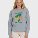 My Fave Beach Crewneck Sweatshirt - Heather Gray