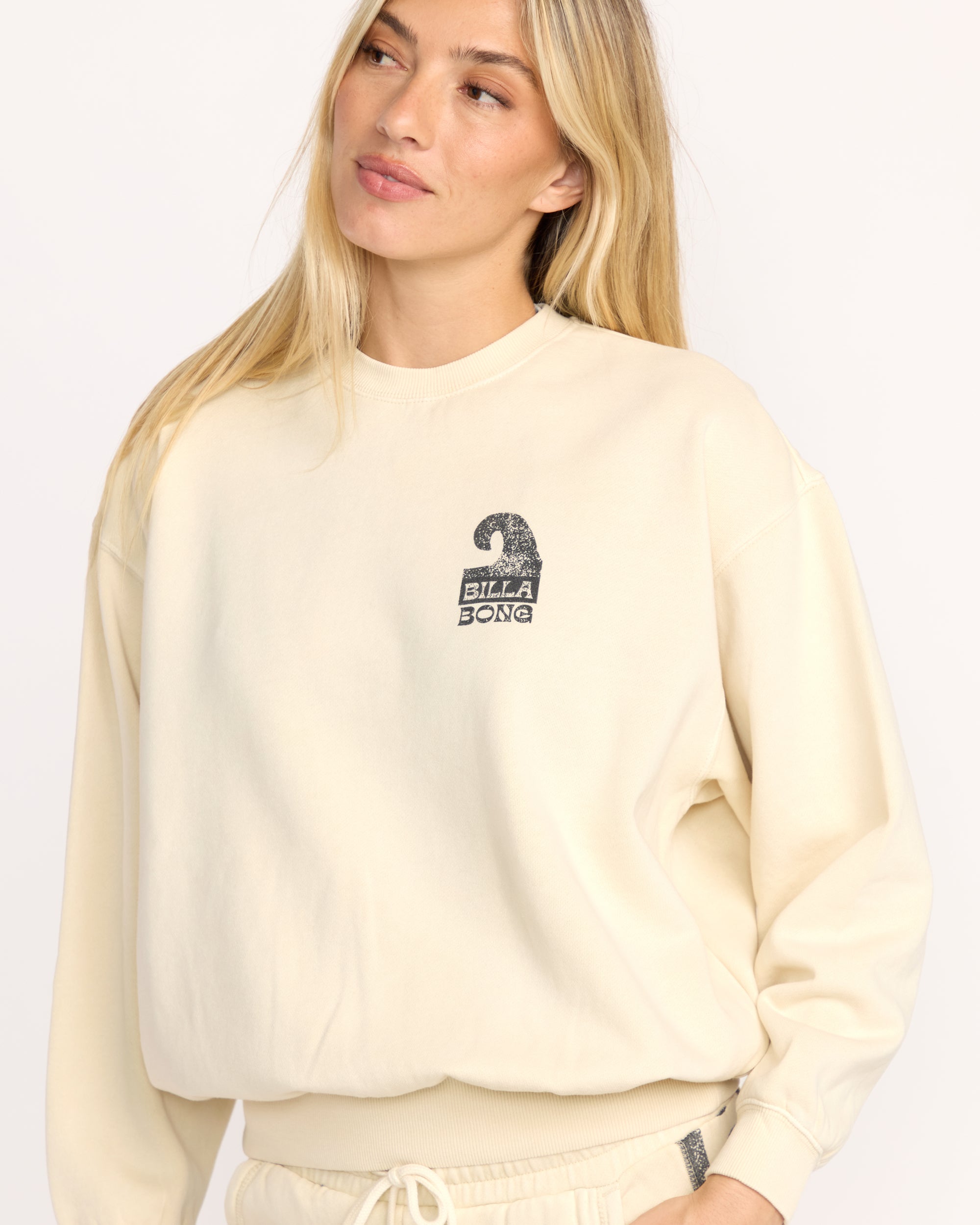 Sun Wave Livin Kendal Crewneck Sweatshirt - Whitecap | Billabong
