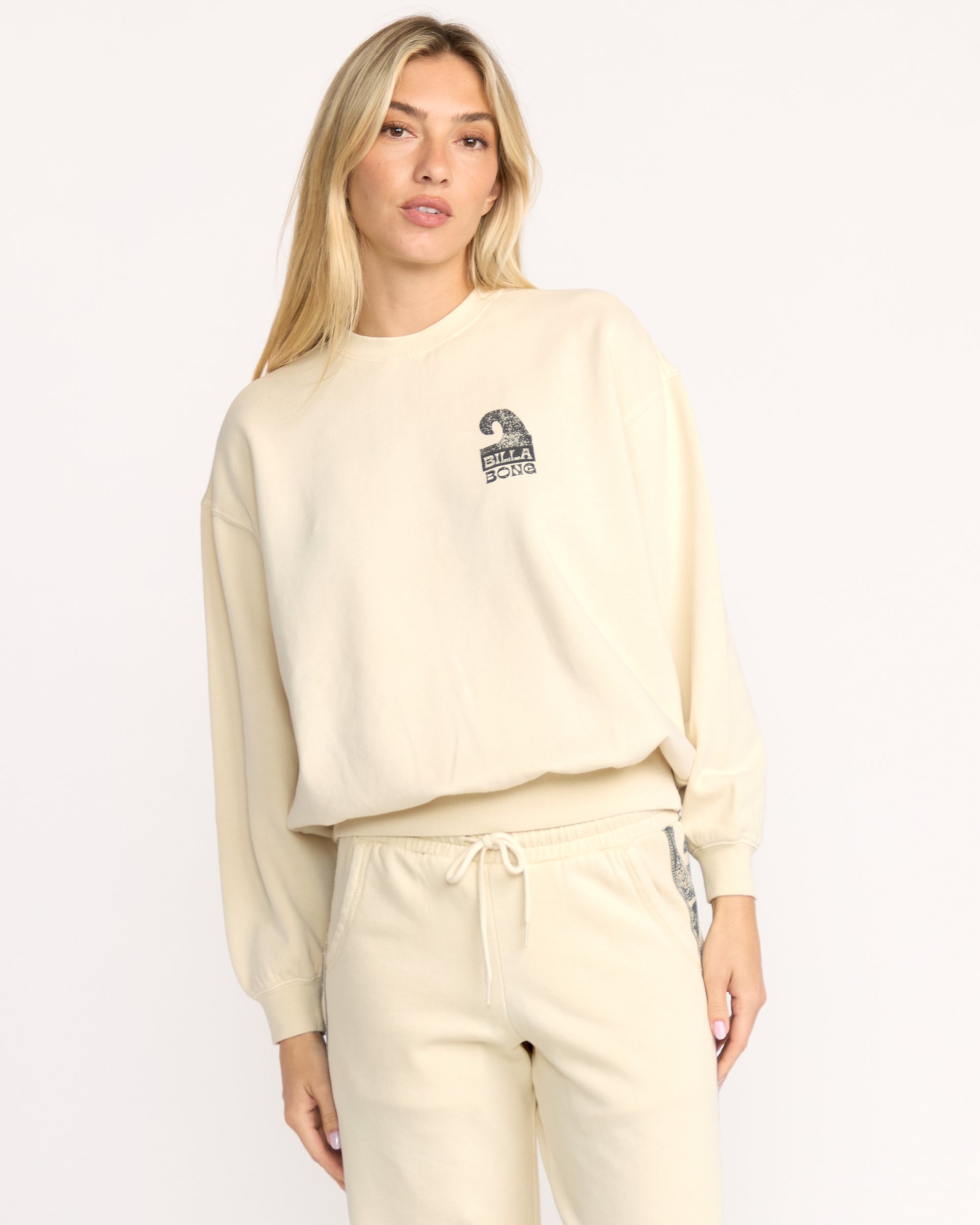 Sun Wave Livin Kendal Crewneck Sweatshirt - Whitecap | Billabong