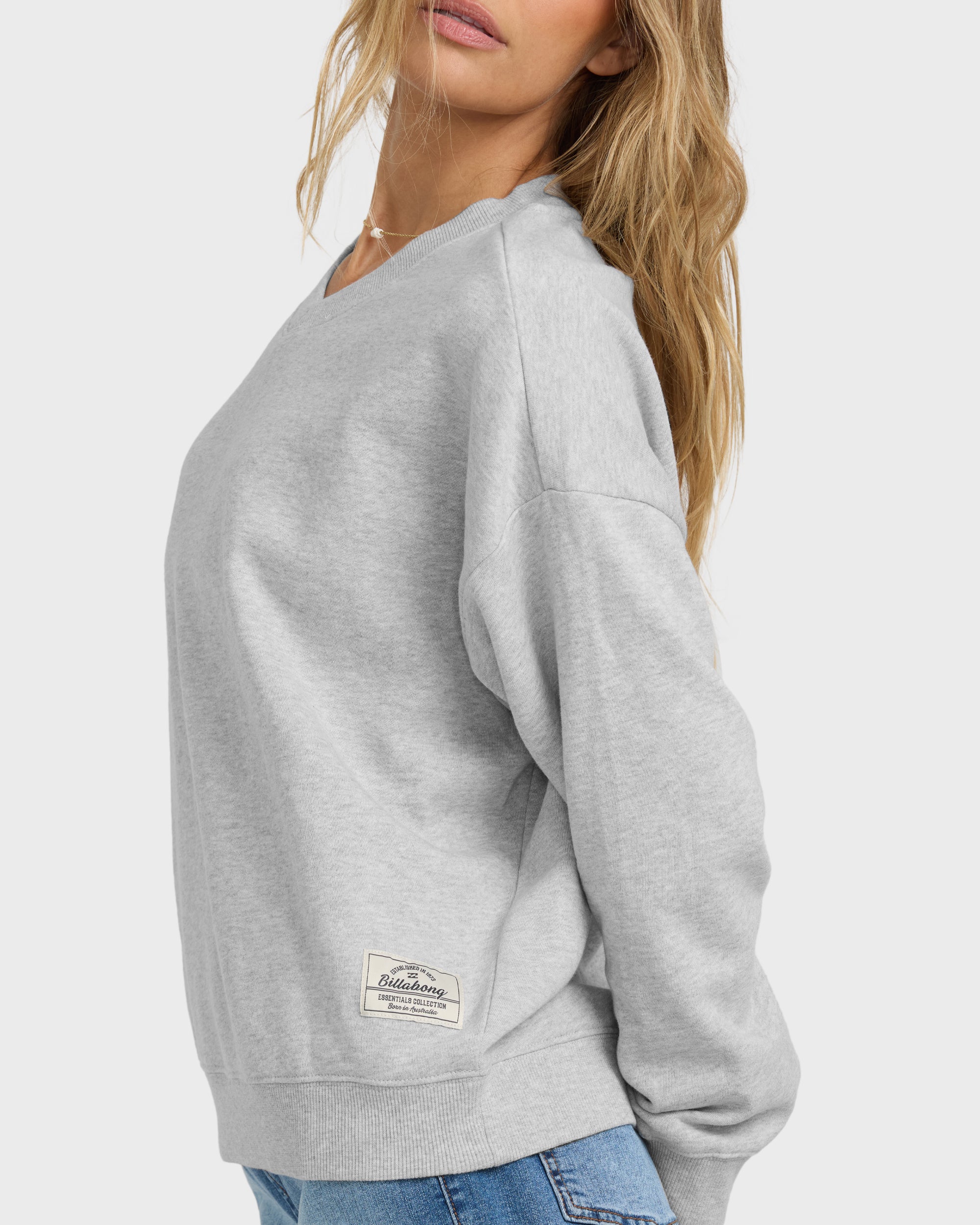Cambridge V-neck Sweatshirt - Heather Grey | Billabong