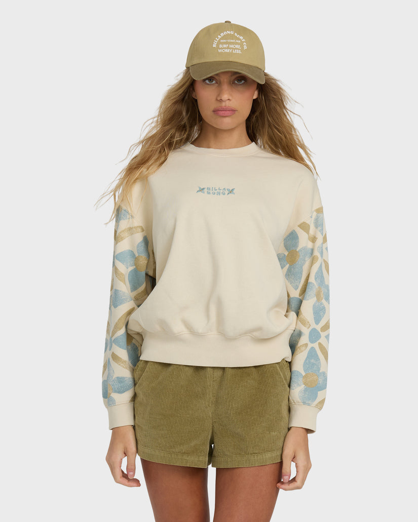 Atlas Tide Kendal Crewneck Sweatshirt - Whitecap