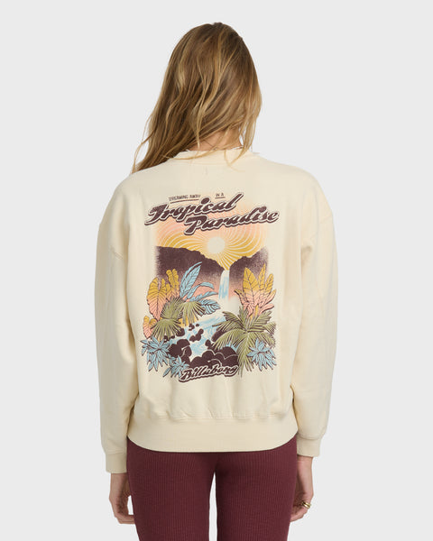 Raise Blaze Kendal Crewneck Sweatshirt - Whitecap | Billabong