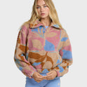 A/Div Barra Half Zip Sherpa Fleece - Oatmeal