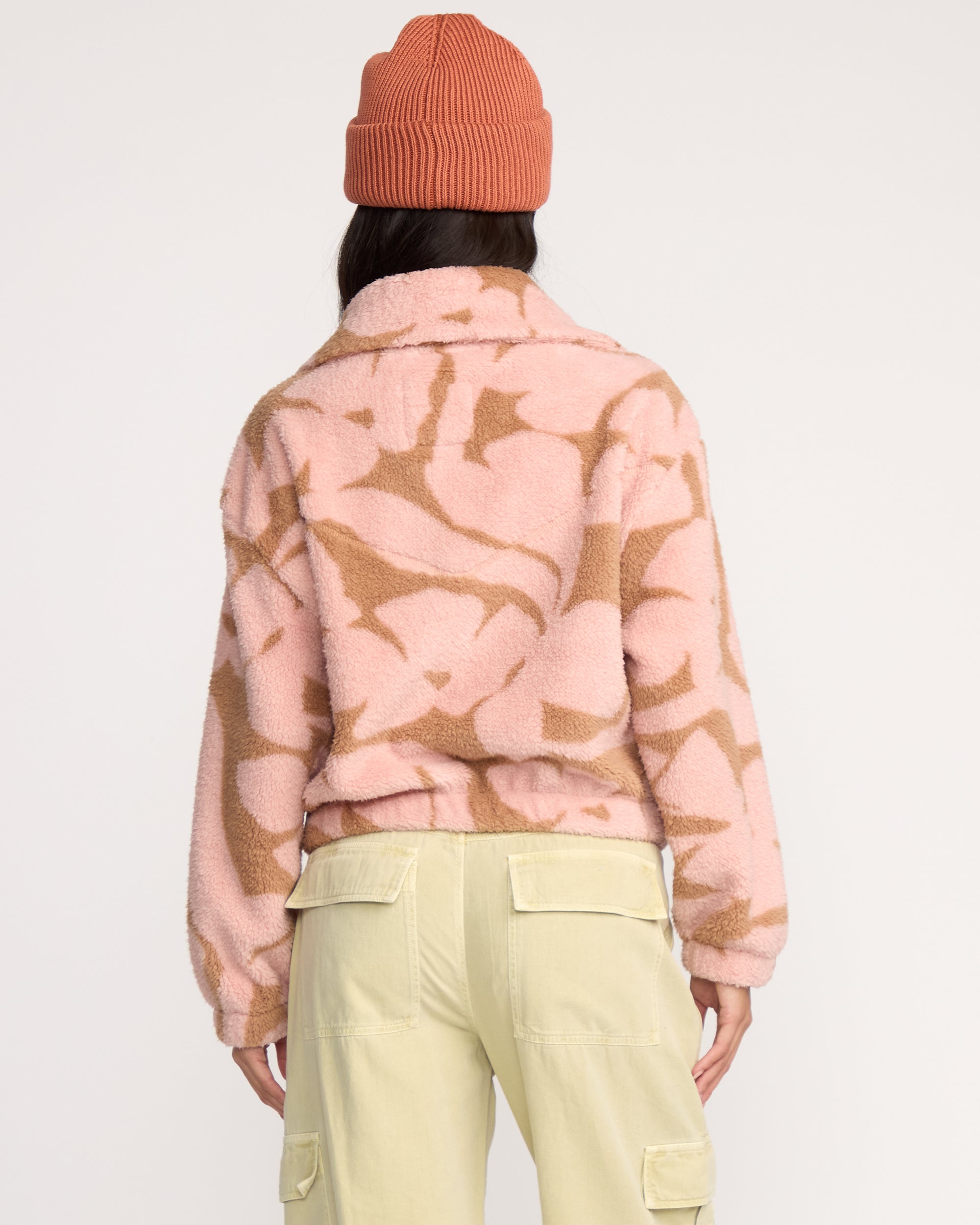 A/Div Barra Half Zip Fleece - Rose Brown | Billabong