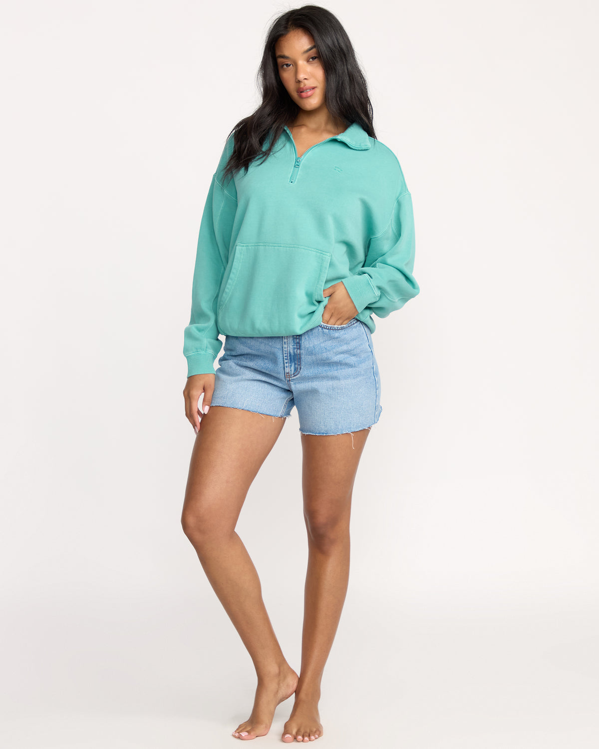 Hula-Half-Zip-Sweatshirt-Blue-Bird-4