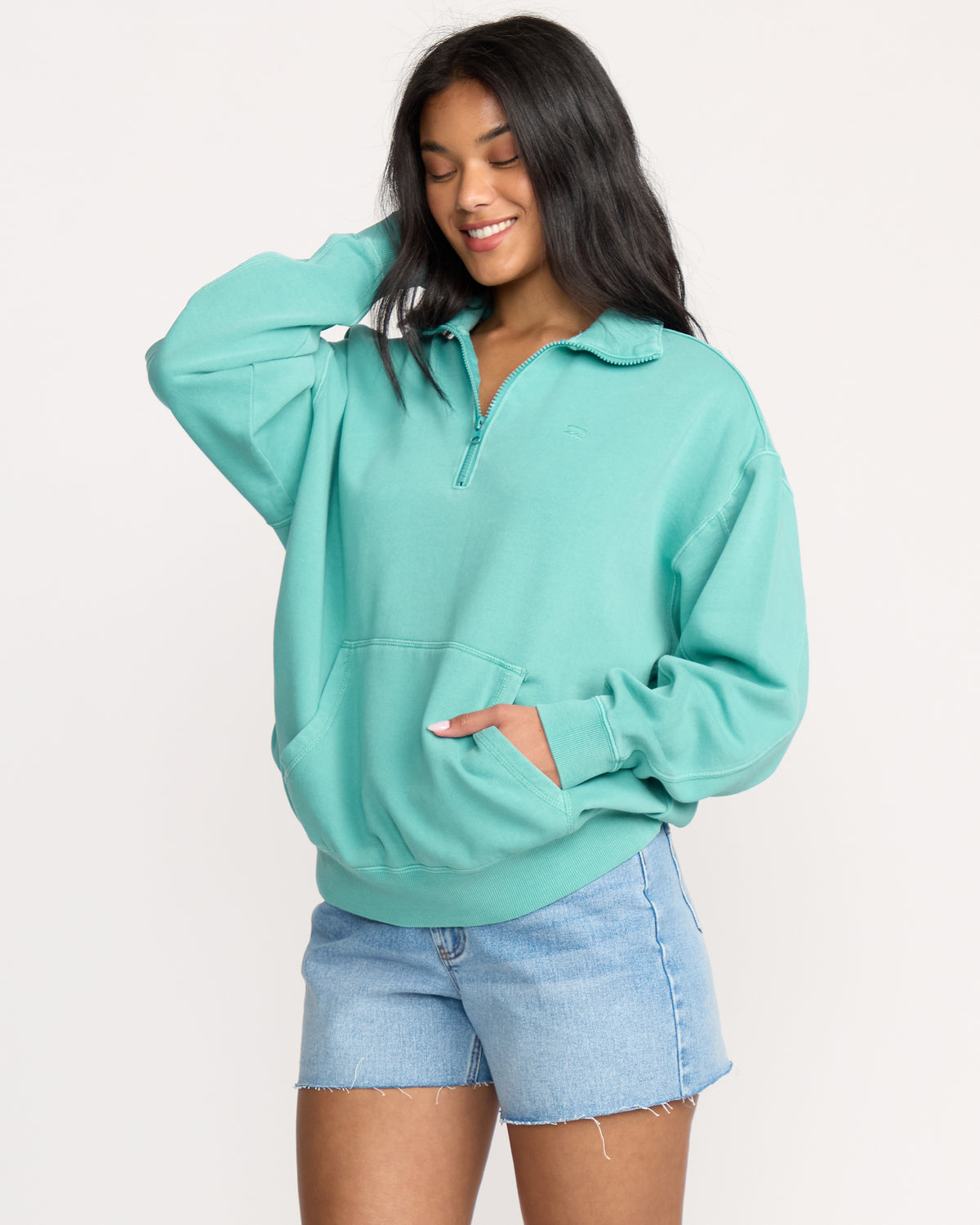 Hula-Half-Zip-Sweatshirt-Blue-Bird-3