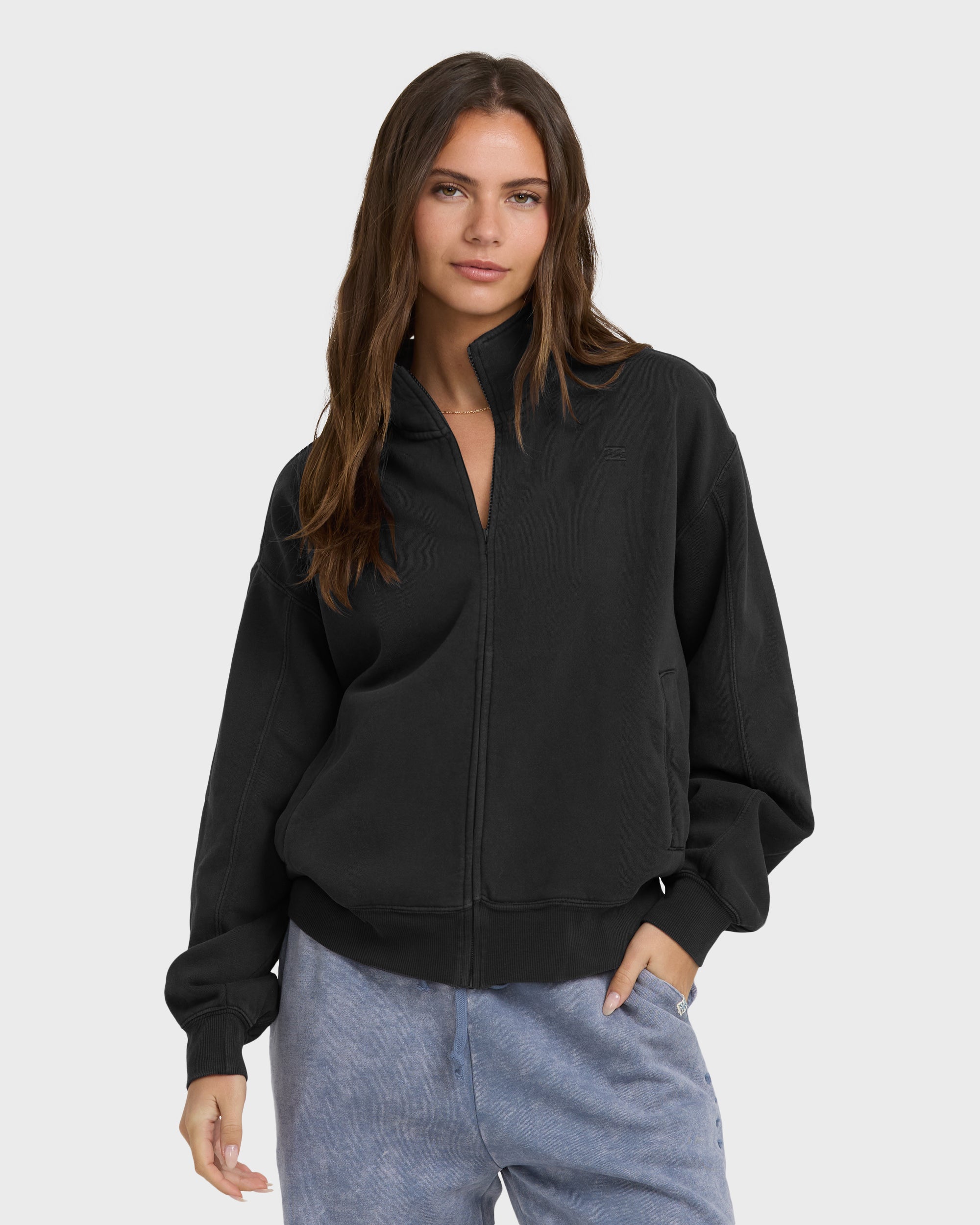 The Avery Zip Sweatshirt - Black Sands | Billabong