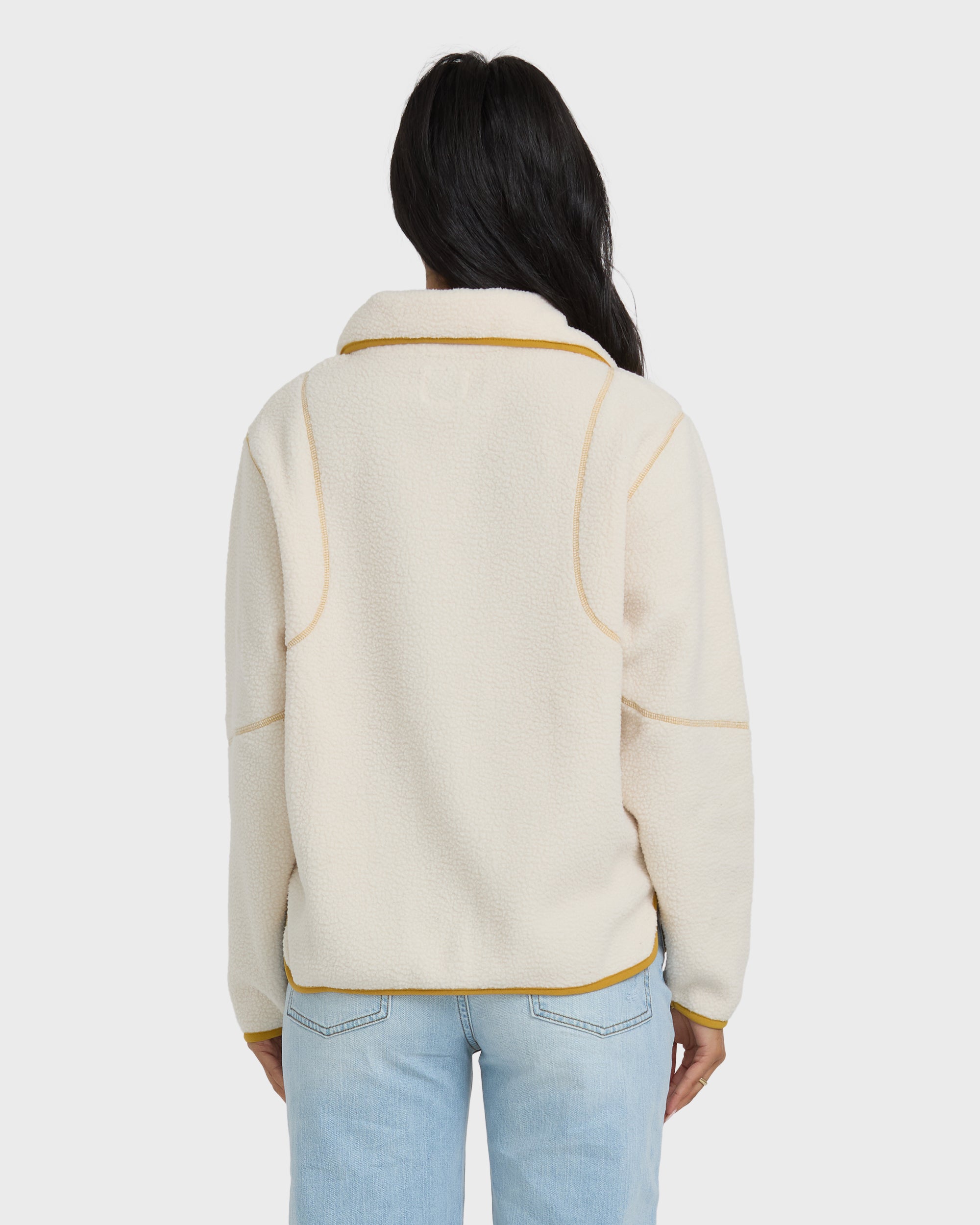 Streamer Half Snap Sherpa Fleece Pullover - Whitecap | Billabong