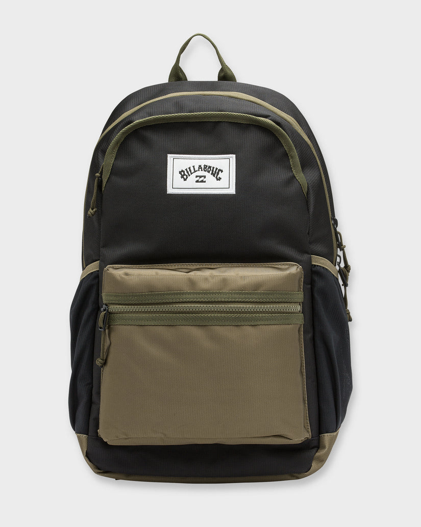 Scallop Backpack - Black Green