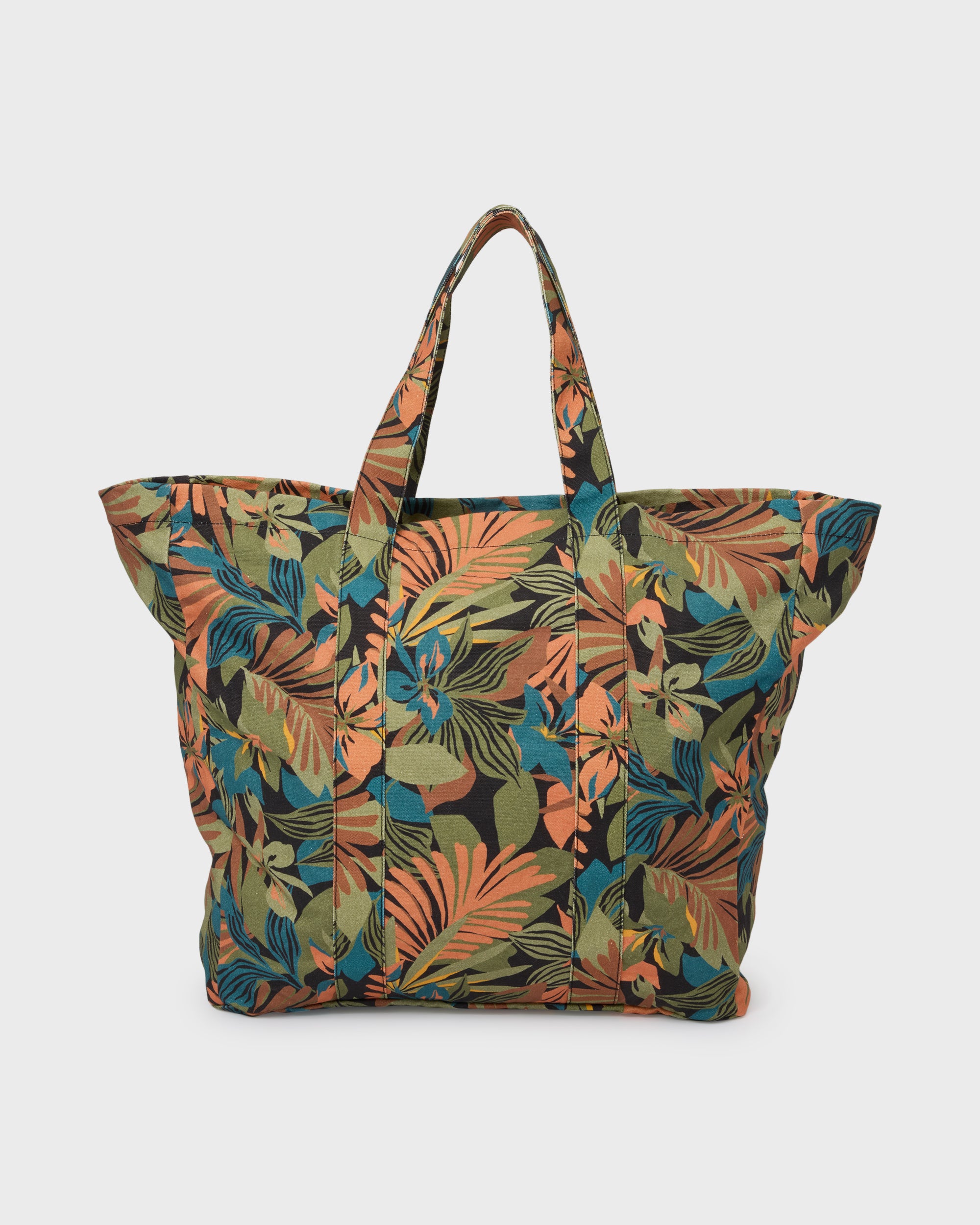 Poppins Playa Zip Top Tote - Black Multi | Billabong