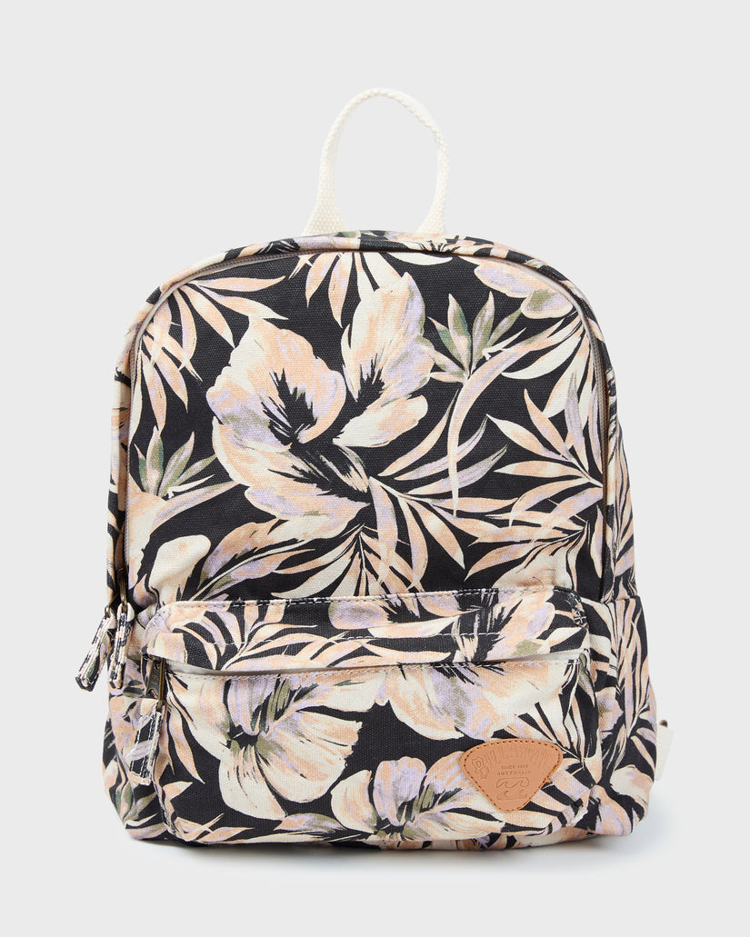 Mini Mama Backpack - Black Floral