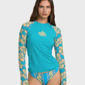 Tropic Shift Long Sleeve Rashguard - Atlantis