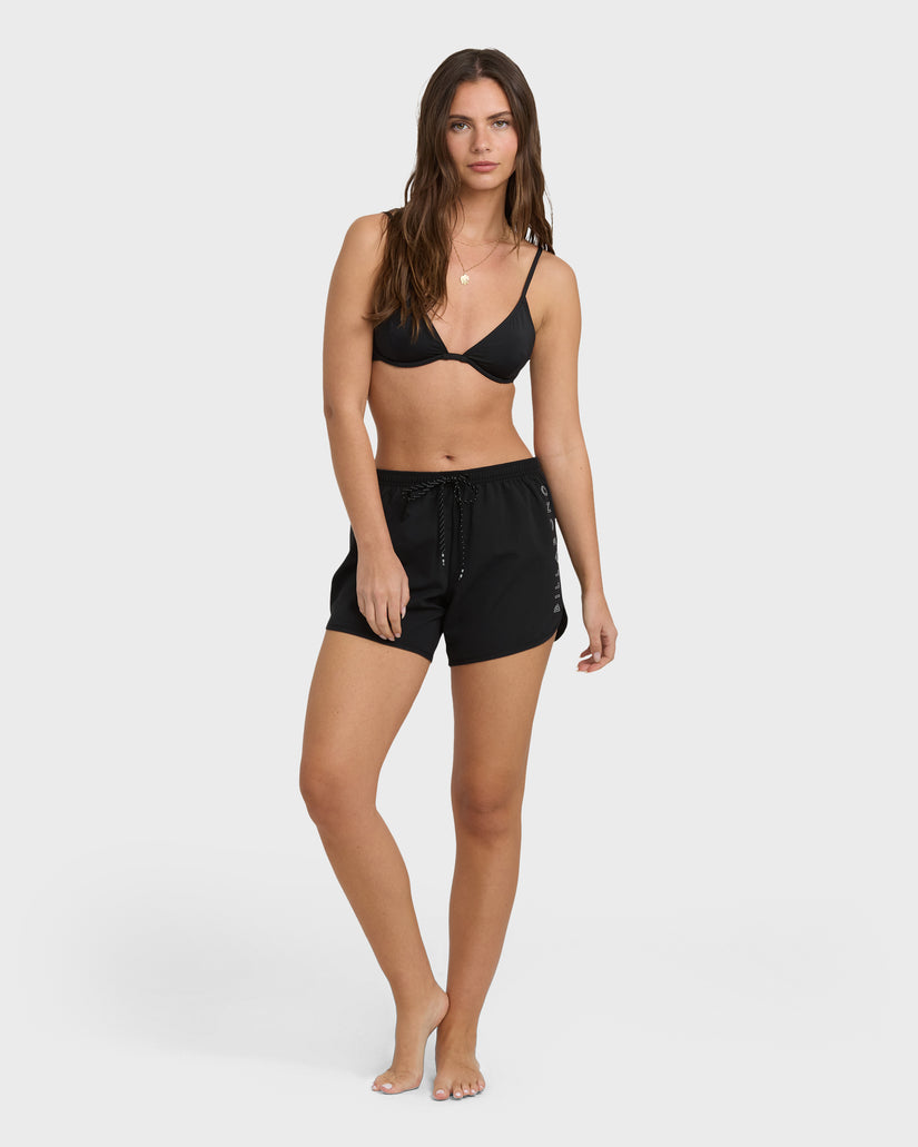 Fun Times Boardshort - Black Pebble