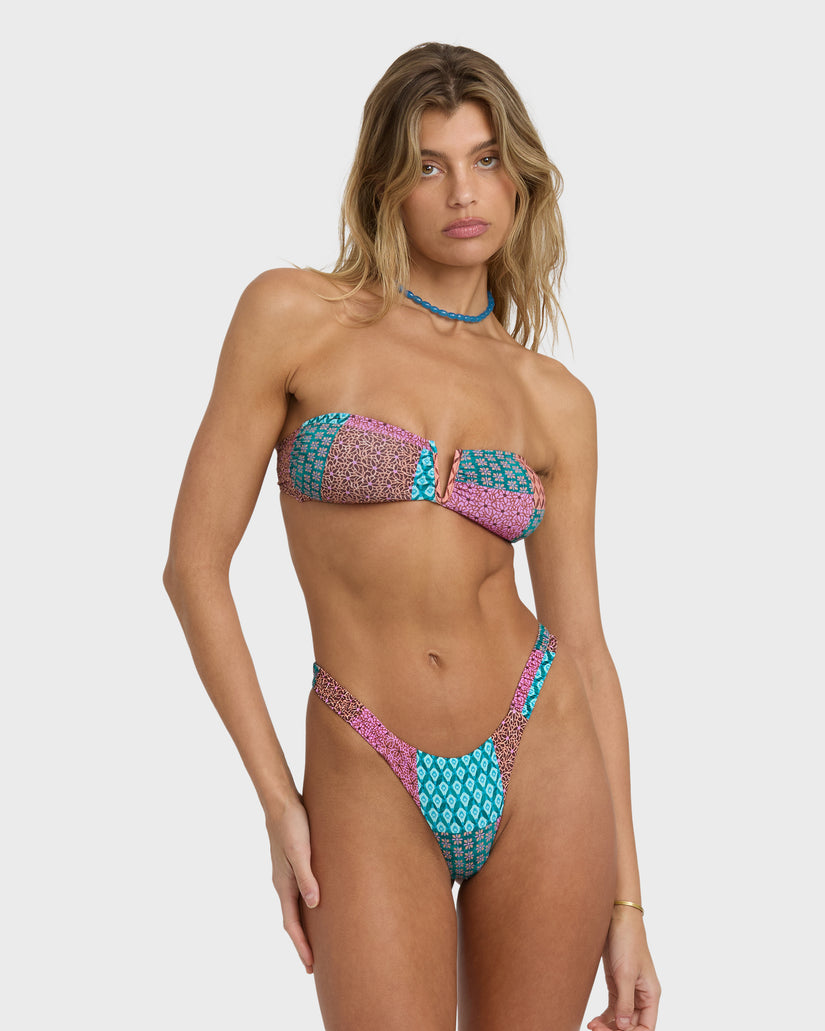 Patch-It-Up-V-Bandeau-Bikini-Top-Multi-1