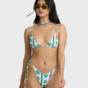 Haut de bikini triangle réversible Salty Waves - Cristal de sel