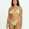 Trippin On Sun Multi Triangle Bikini Top - Multi