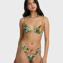 Des Tropiques Talia Underwire Bikini Top - Black Multi
