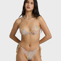 Take It Back Strappy Underwire Bikini Top - Twilight Blue