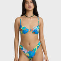 Agua Flores Leah Underwire Bikini Top - Blue Multi