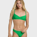 Tanlines Helena Underwire Bikini Top - Summer Green