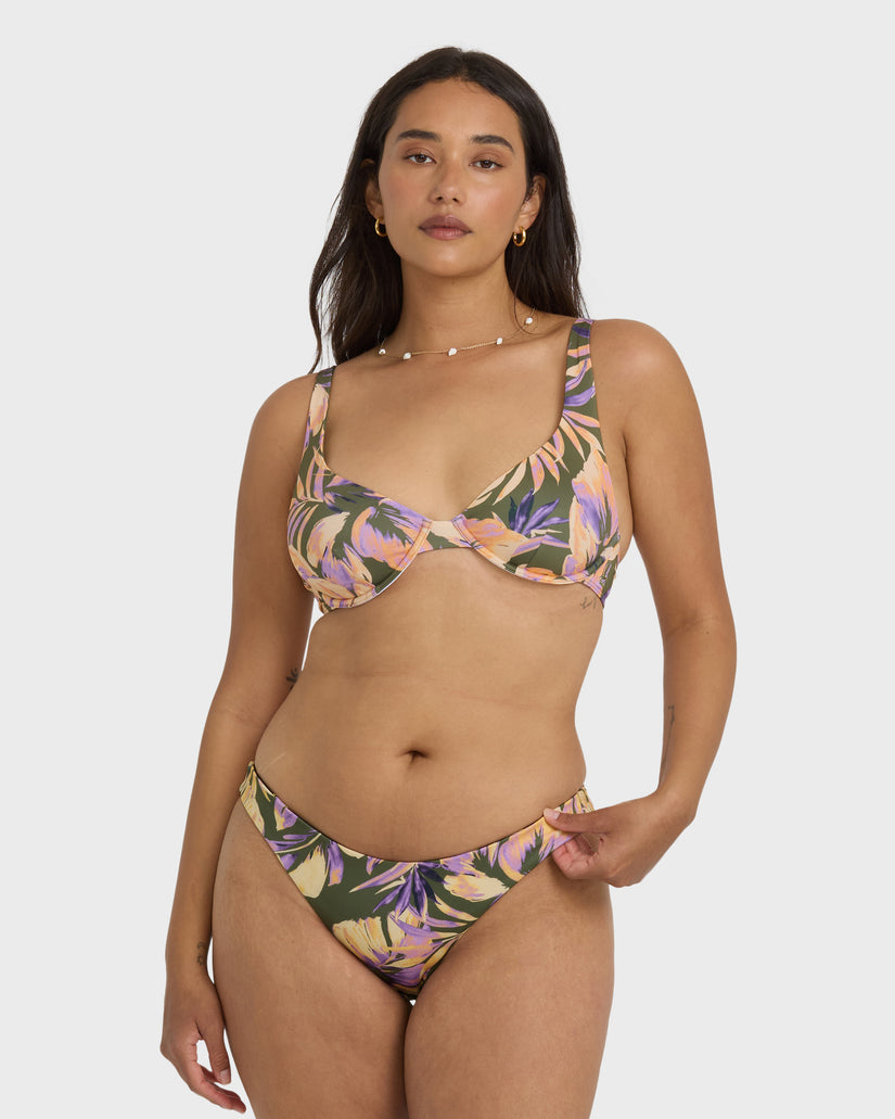 Drifting Coast Ruby Underwire Bikini Top Luv Army Billabong