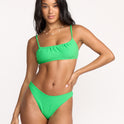 Josie In The Loop Mila Bralette Bikini Top - Jungle Green