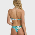 Salty Waves V Hike Skimpy Bikini Bottom - Climbing Ivy