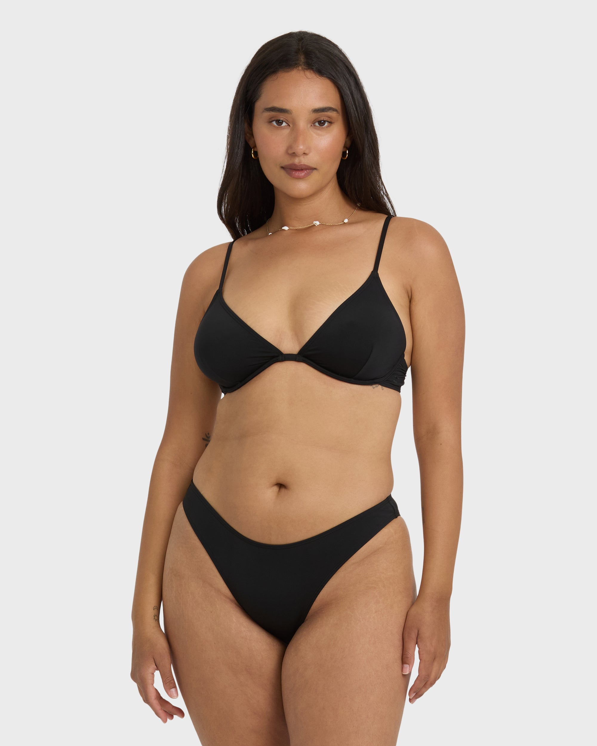 Sol Searcher Hike Medium Bikini Bottoms - Black Pebble | Billabong