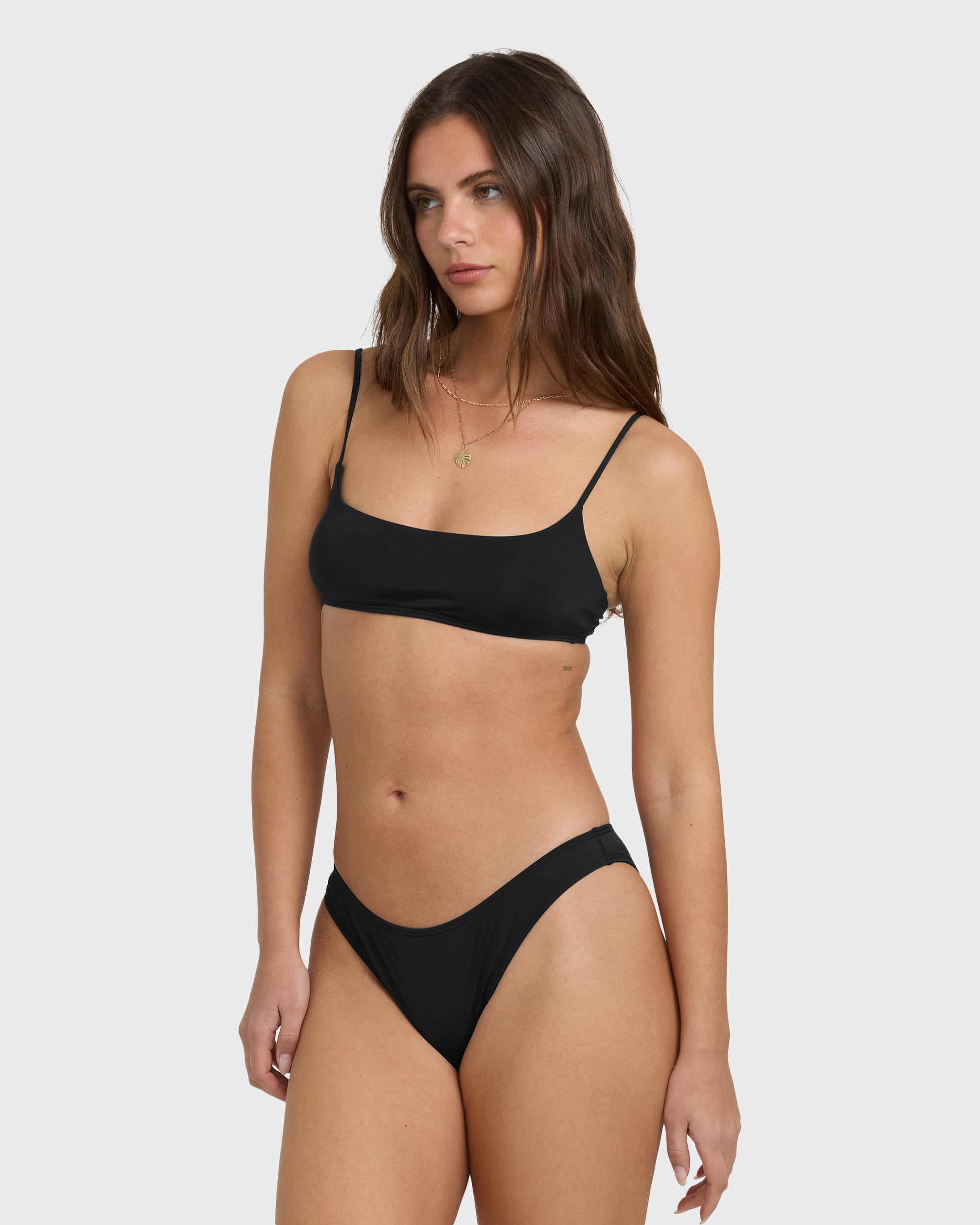 Sol Searcher Hike Medium Bikini Bottoms - Black Pebble | Billabong