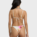 Sunny Shore Tie-side Dippi Skimpy Bikini Bottom - Salt Crystal