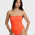 Summer Hi Tully One-piece Swimsuit - Hot Coral