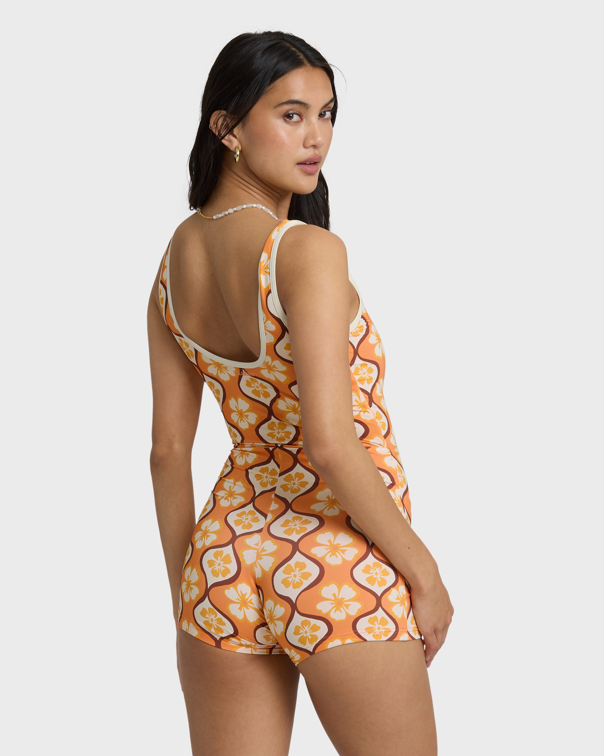 Sol Groove Retro Surf Suit - Tangerine | Billabong