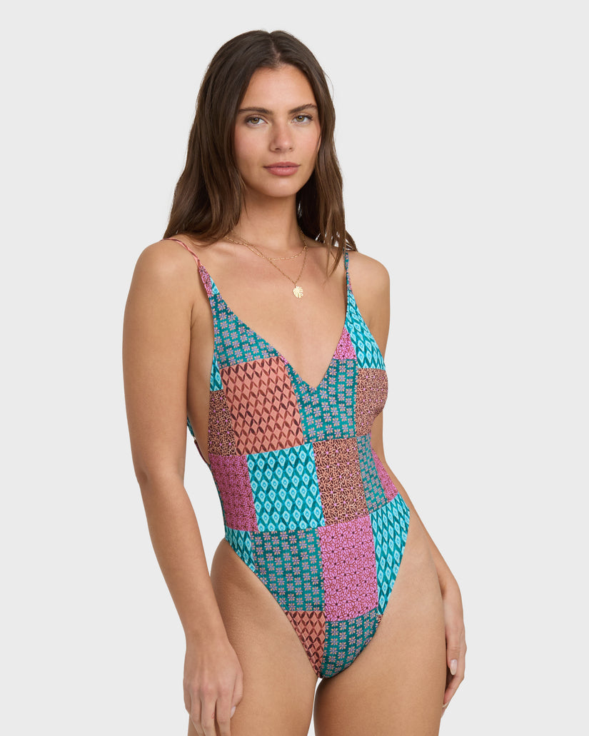 Patch-It-Up-Deep-V-One-piece-Swimsuit-Multi-1