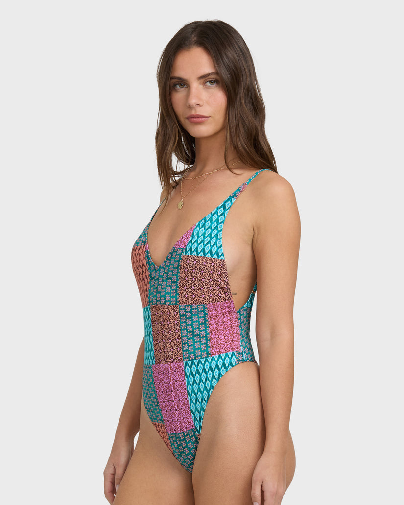 Patch-It-Up-Deep-V-One-piece-Swimsuit-Multi-3
