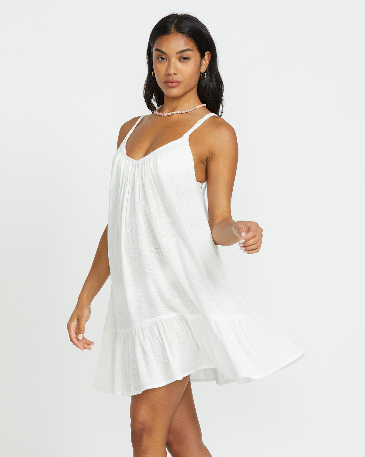 Beach Vibes Beach Coverup Dress - Stencil Wash - 5