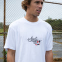 A.I. Argyle Premium Short Sleeve T-Shirt - White