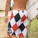 A.I. Diamonds Pro Boardshorts - True Red