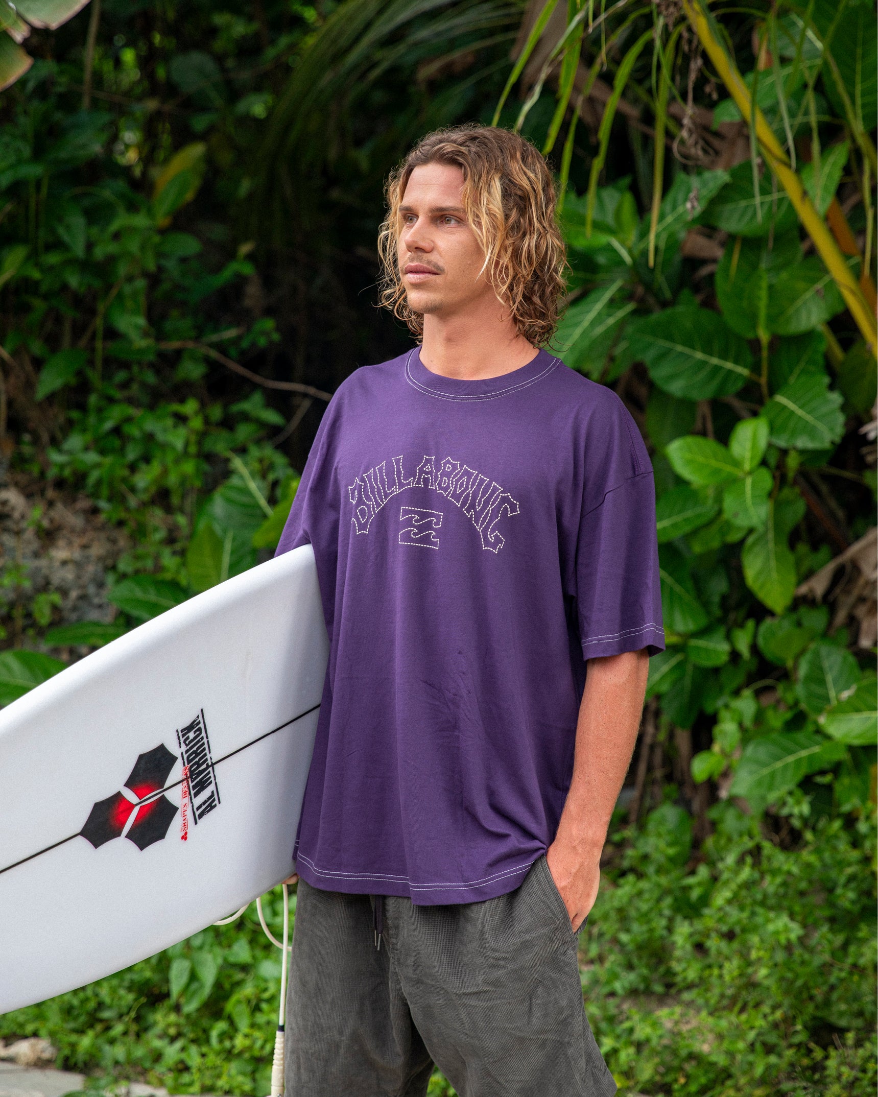 Dash OG Short Sleeve Knit T-Shirt - Purple Velvet | Billabong