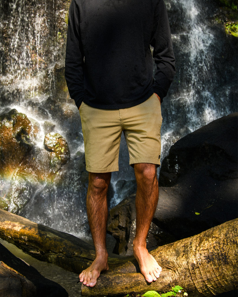 Crossfire Submersible 19" Amphibian Hybrid Shorts - Khaki