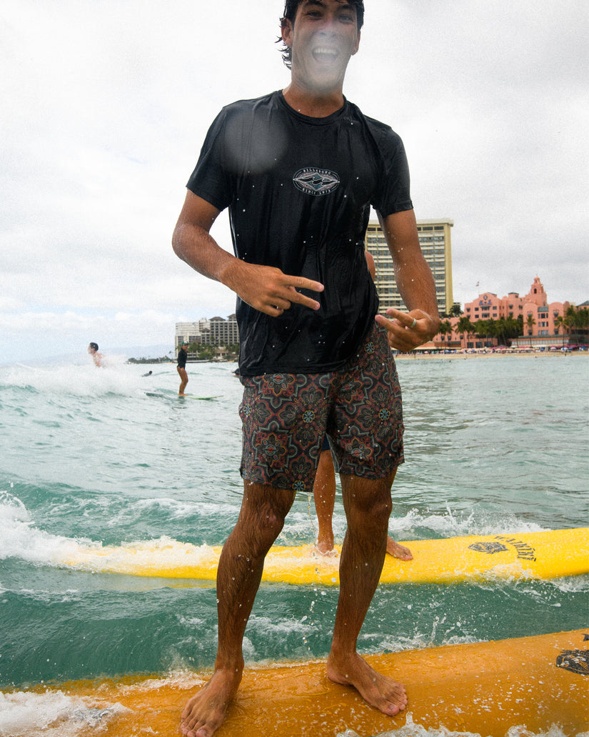 Good Times Lo Tide 17.5" Boardshorts - Slate Black