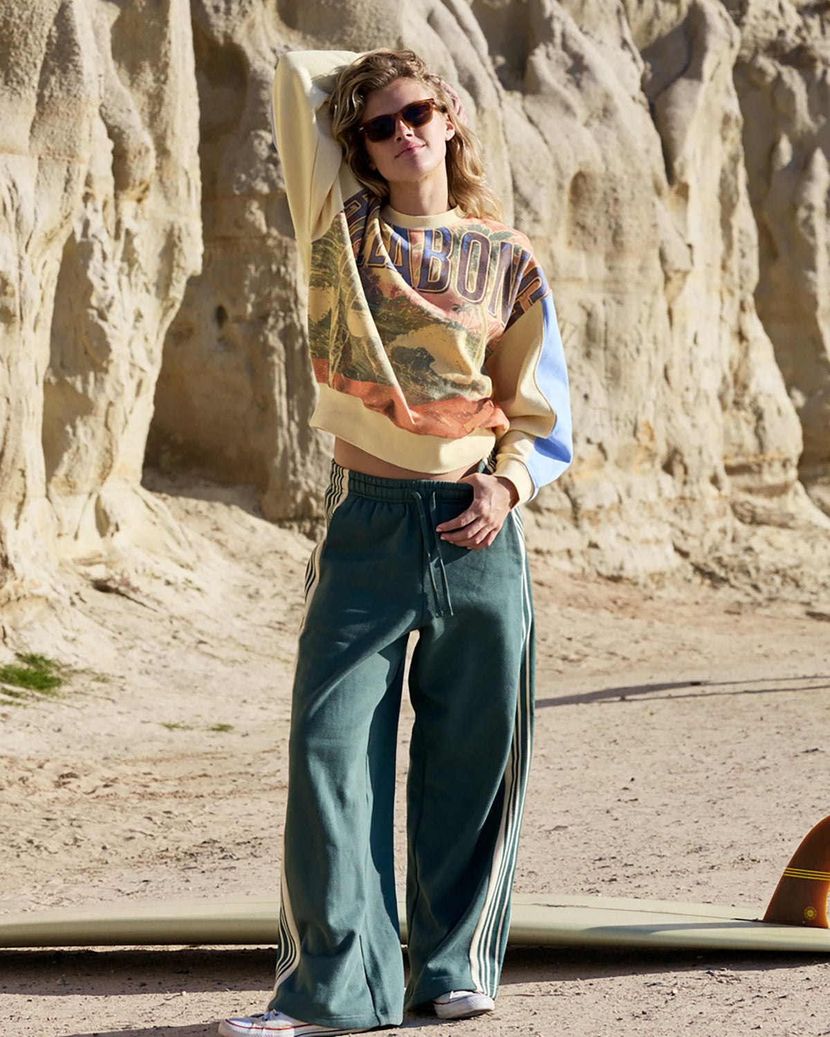 
High Grade Fleece Sweatpants - Rain Forest