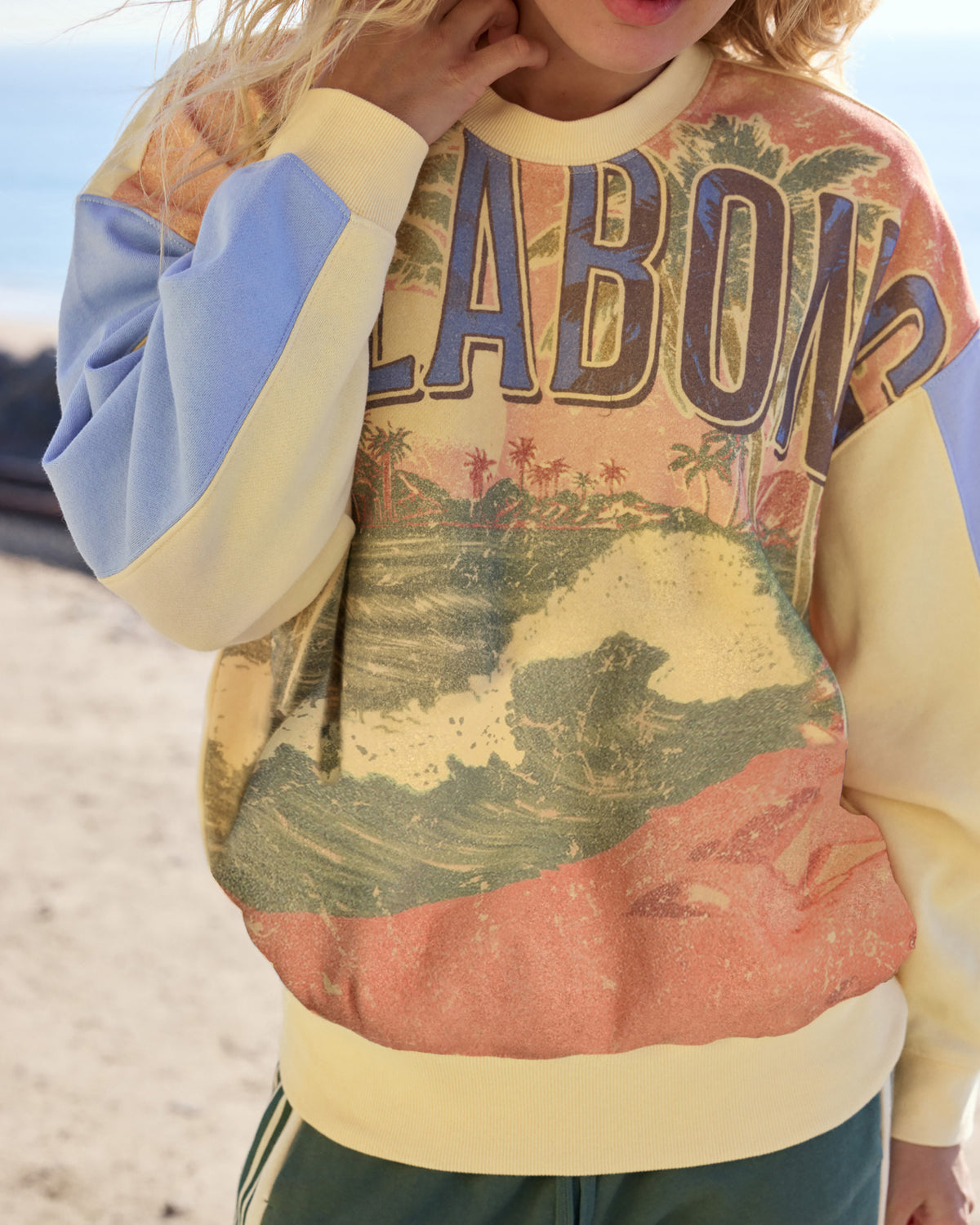 
Surf Club Kendal Crewneck Sweatshirt - Light Yellow