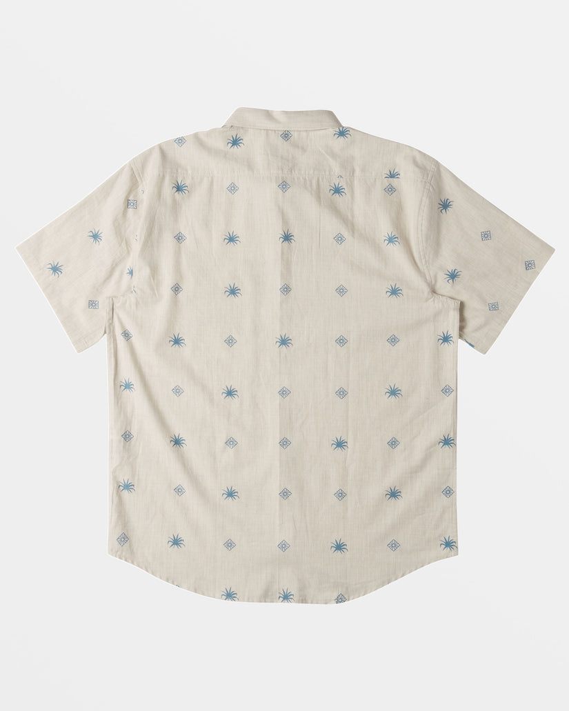 Boys Sundays Mini Short Sleeve Shirt - Cream