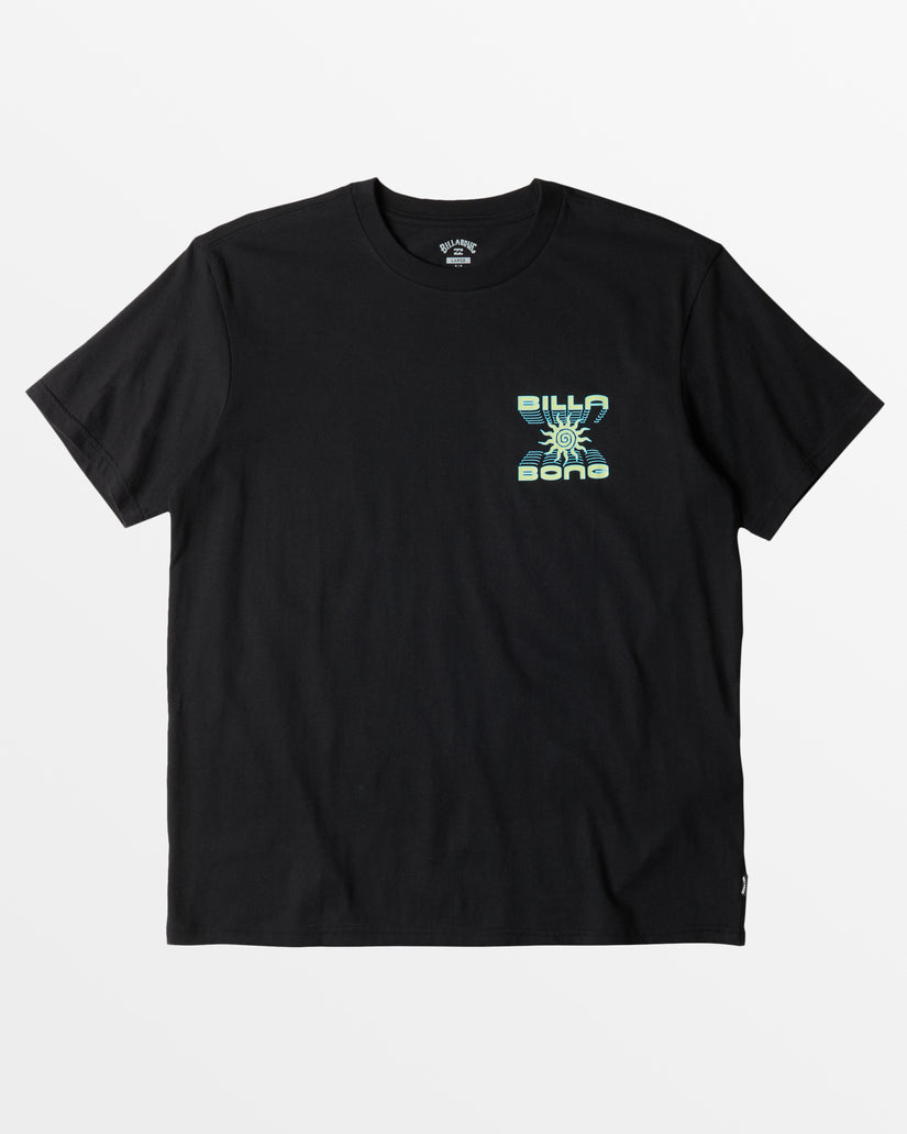 Boy's Fractal T-Shirt - Black