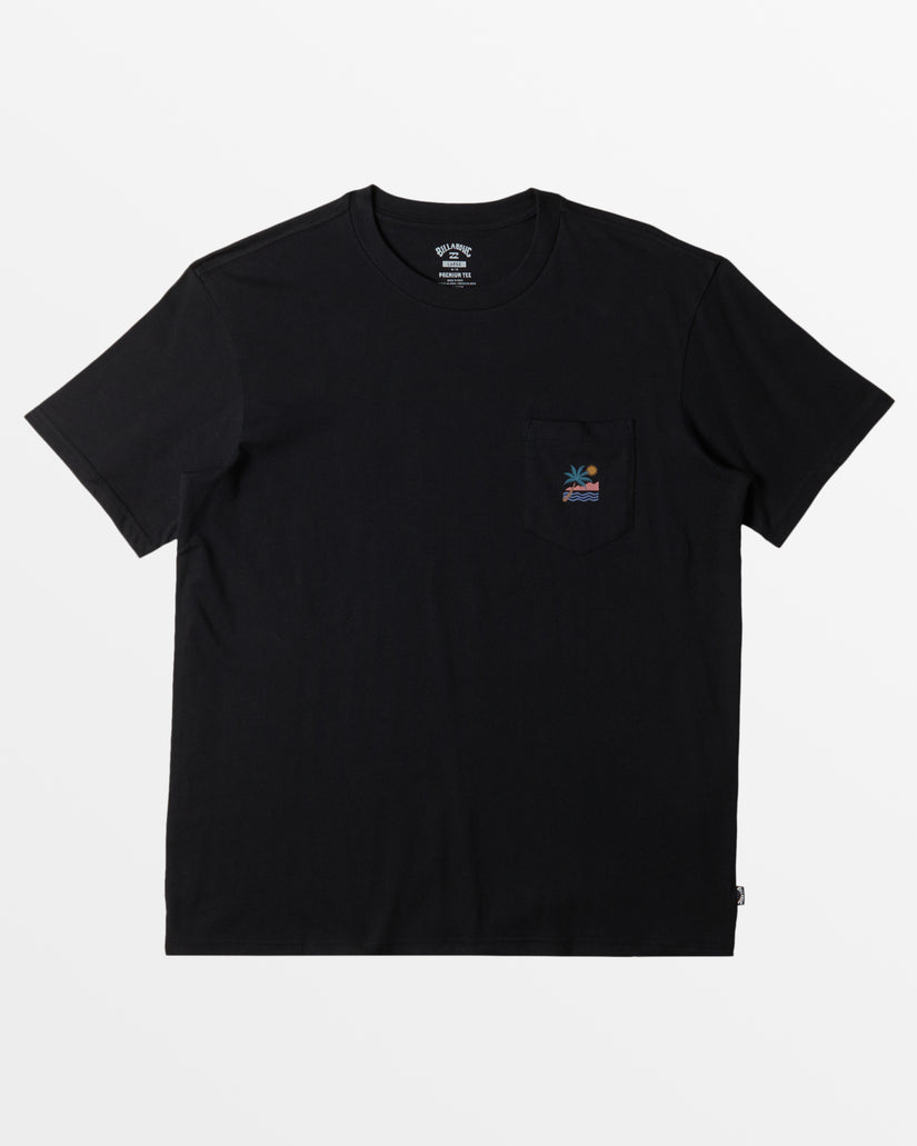 Boy's Troppo Pocket T-Shirt - Black